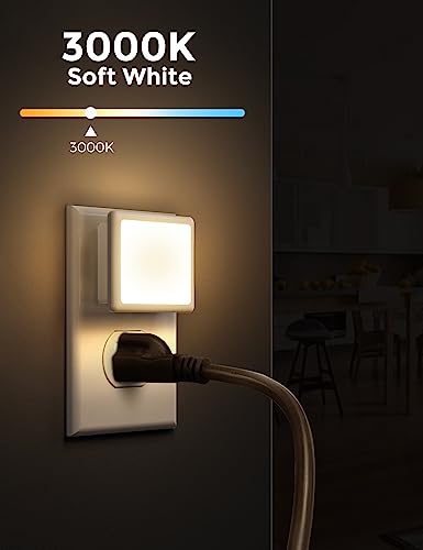 Plug-in night light 6-pack with dusk-to-dawn sensor