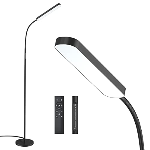 LED floor lamp with stepless dimming and 3000K-6000K color temperature