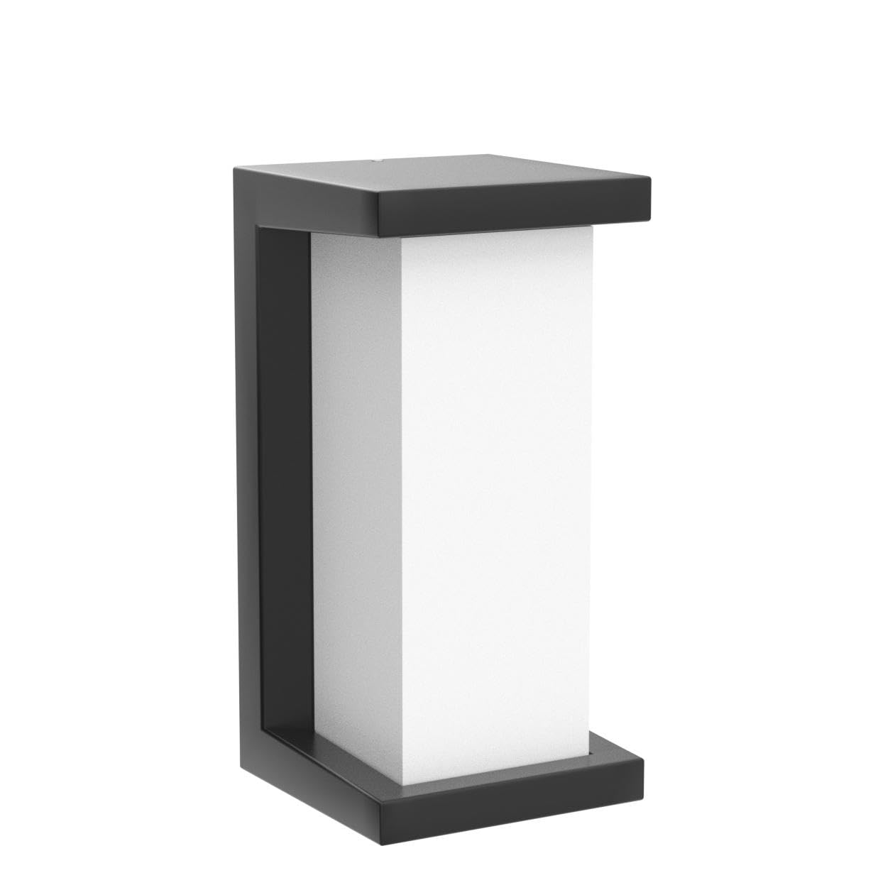 Sytmhoe Modern Outdoor Wall Light – 24W LED, 3 Color Changeable, IP65 Waterproof Matte Black for Porch & Patio