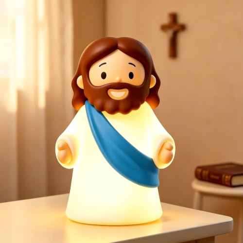 Rechargeable dimmable silicone night light, soft LED bedside glow