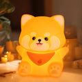 Rechargeable red panda night light for kids with tap control