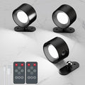 Battery-powered LED wall sconces, set of 3, home decor lighting