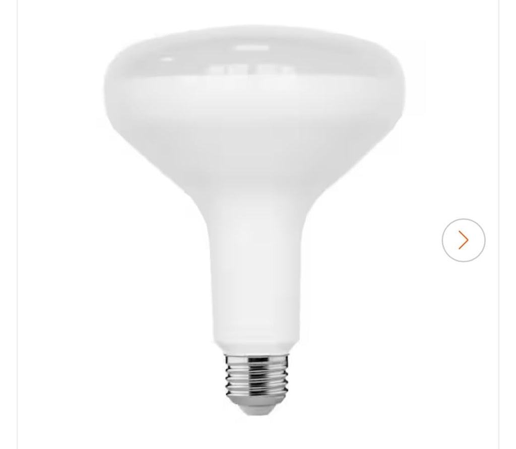 2-Pack BR40 LED Bulbs Dimmable – 18W (90W Equivalent), Soft White, Energy Efficient for Recessed Lighting & Track Fixtures