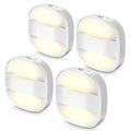 Foldable plug-in night light 4-pack with dusk-to-dawn sensor