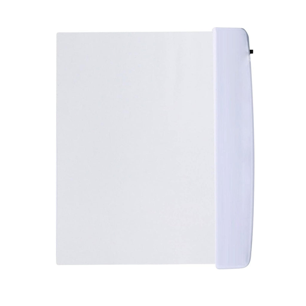 Flat LED Book Light – Full Page Reading Light, Wireless Panel, Clear Illumination for Bedtime Reading (White)