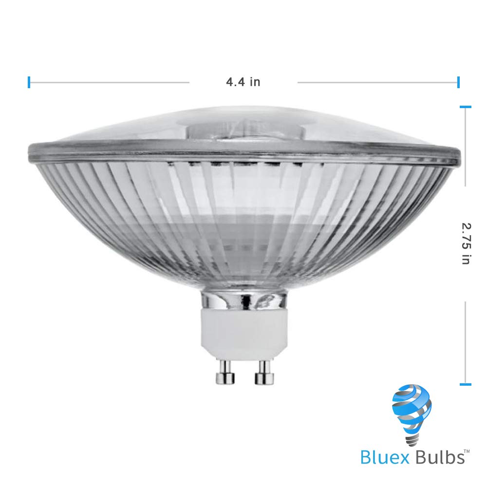4-Pack 75W Halogen R111 Flood Light Bulbs – GU10 Base, 120V, Twist & Lock, Glass Cover for Landscape & Security Lighting