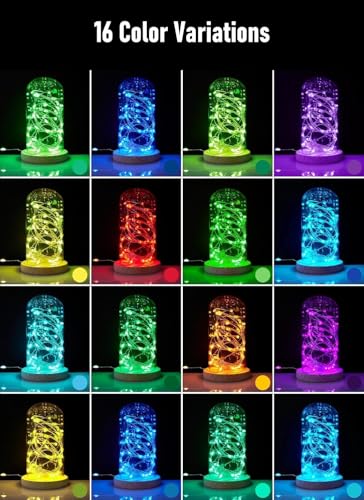 66-foot 200-LED color changing string light with remote, 16 colors