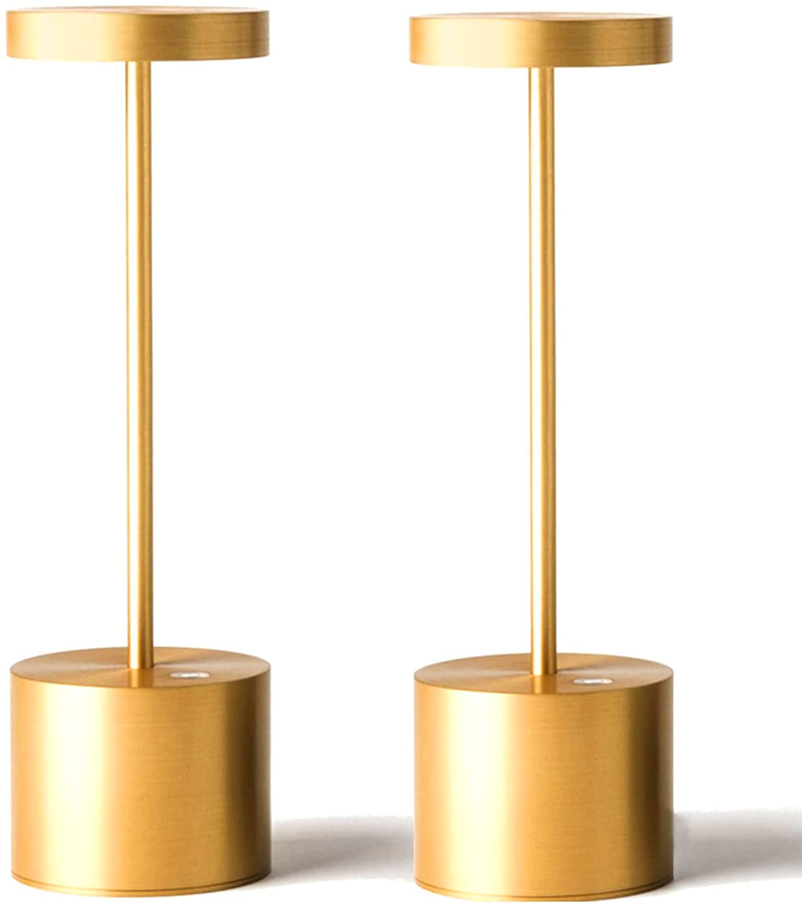 2-pack rechargeable cordless table lamps for patio dining