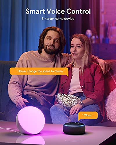 Smart RGB Touch Table Lamp with App & Voice Control, Alexa Compatible