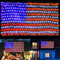 420-LED American flag net outdoor string lights for patriotic holiday decor