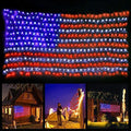 420-LED American flag outdoor string light for patriotic decor