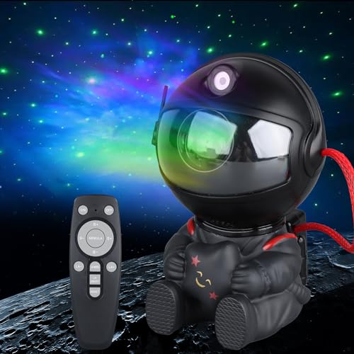 Astronaut galaxy projector night light with 270-degree rotation