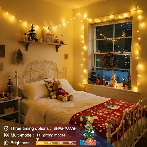 Color-changing globe string light, plug-in, warm white and multicolor