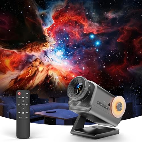 HD 3D galaxy projector night light with Bluetooth speaker, 60 themes