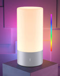 Touch control RGB table lamp with 3-level dimming for bedside reading