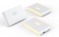 Rechargeable night light with dusk-to-dawn and motion sensors, 3-pack