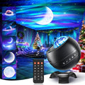 Aurora galaxy projector night light with bluetooth speaker