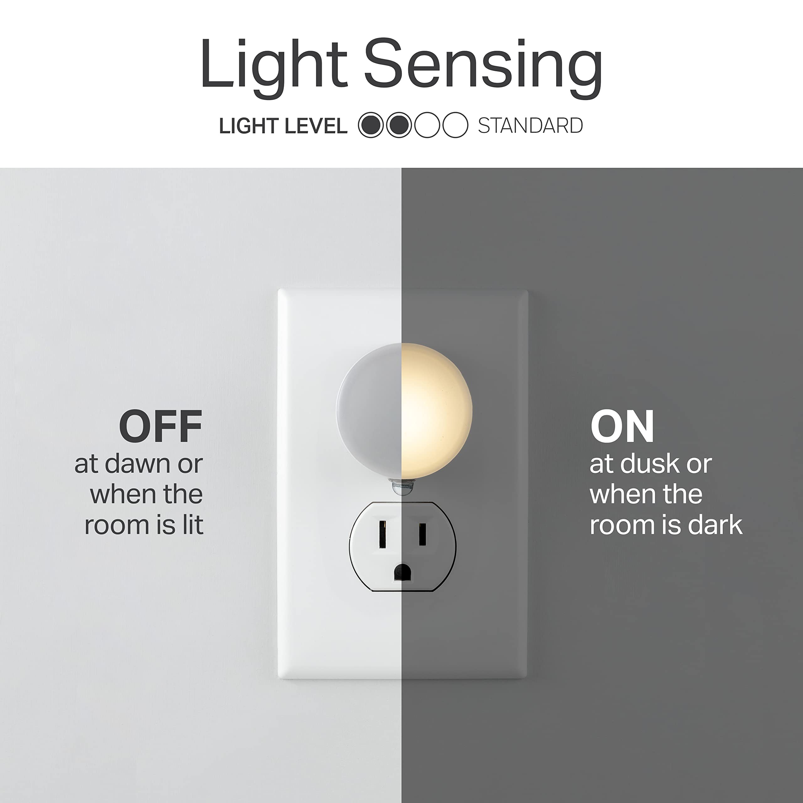 6-Pack LED Night Lights Plug In – Dusk to Dawn Sensor, Ambient Lighting, Auto On/Off for Bedroom & Bathroom