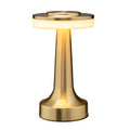 Portable rechargeable LED table lamp with touch sensor control