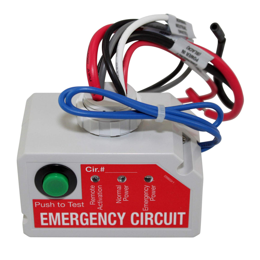 Wattstopper ELCU-200 Emergency Lighting Control Unit – Self-Contained Power Pack, White, Universal Standard Device Compatible for Commercial Buildings