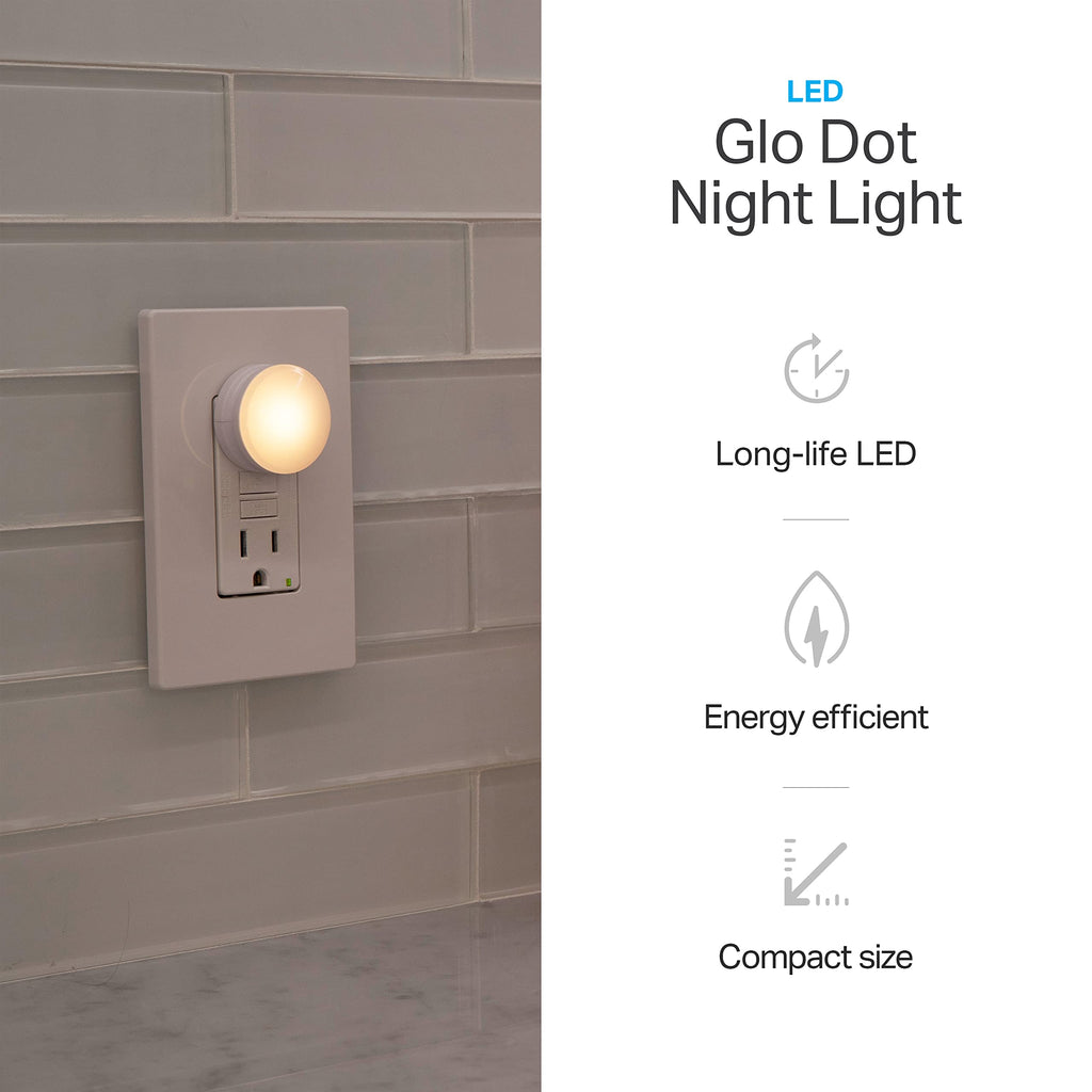 6-Pack LED Night Lights Plug In – Dusk to Dawn Sensor, Ambient Lighting, Auto On/Off for Bedroom & Bathroom