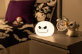 Spooky skeleton squishy night light, color-changing, USB or battery