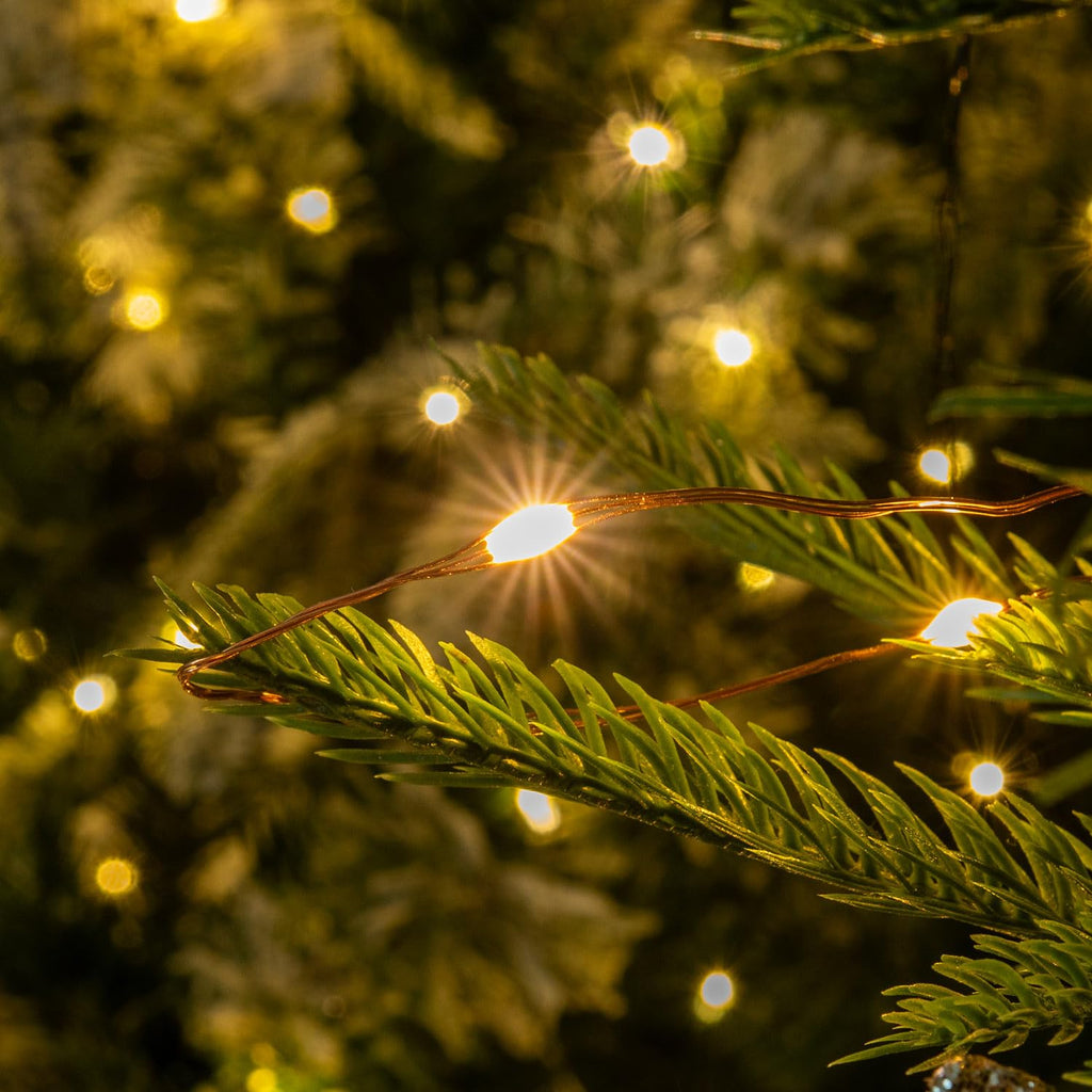 RESNICE 400FT LED Fairy Lights 1200 LEDs – Warm White, Waterproof Copper Wire, Remote Control for Christmas Tree & Garden Party