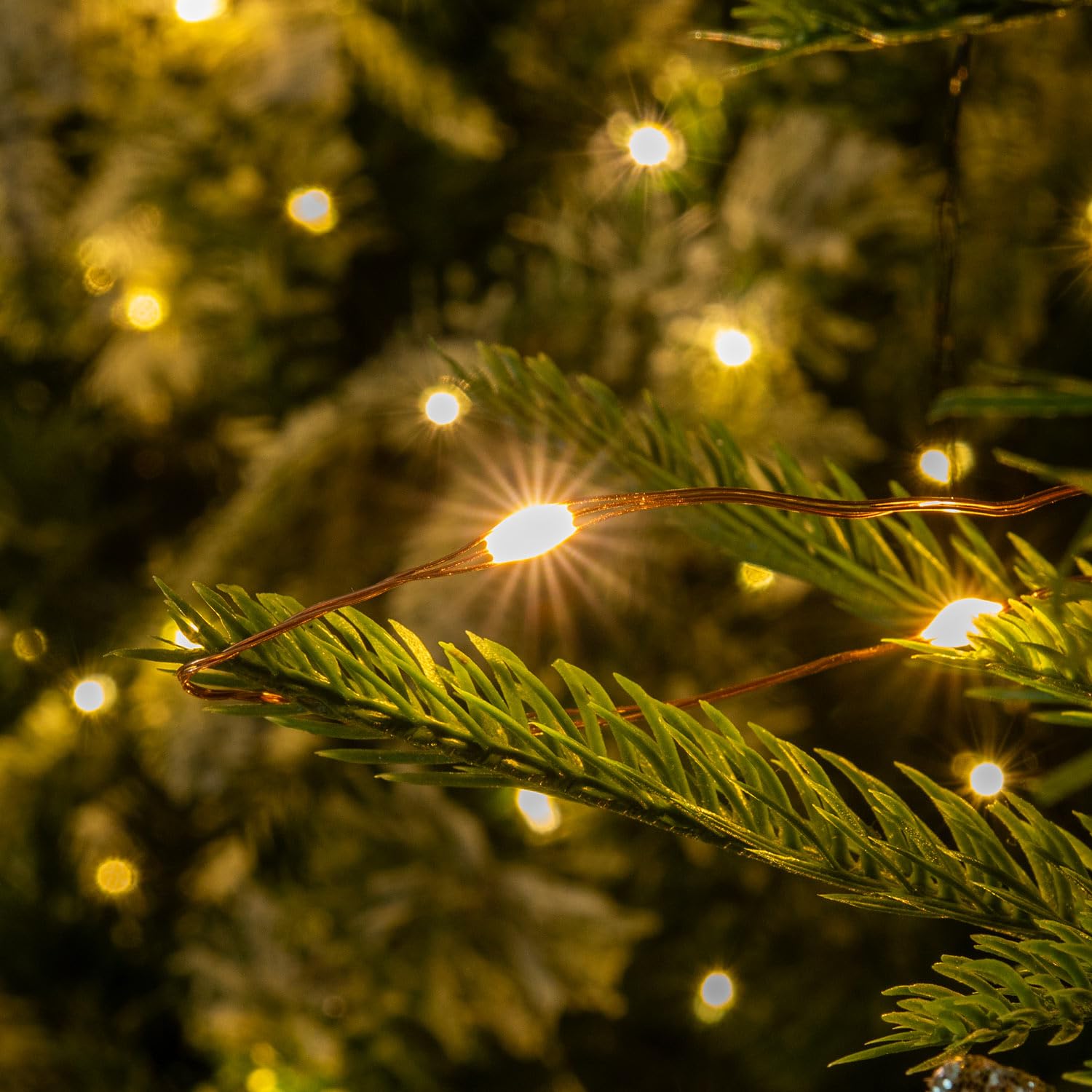 RESNICE 400FT LED Fairy Lights 1200 LEDs – Warm White, Waterproof Copper Wire, Remote Control for Christmas Tree & Garden Party