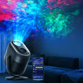 7-zone nebula star projector night light with white noise