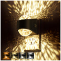 Color-changing plug-in night light with star projector and sensor