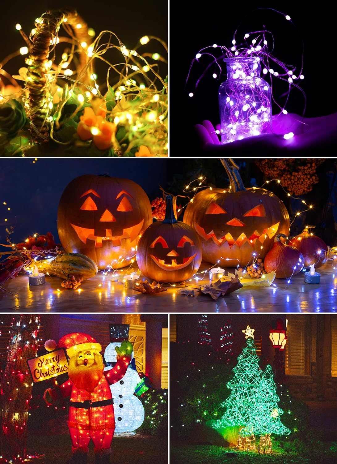 66-foot 200-LED color changing string light with remote, 16 colors