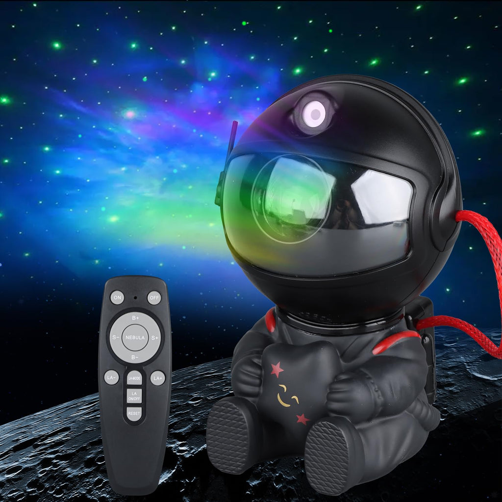 Astronaut galaxy projector night light with 270-degree rotation