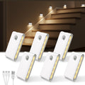6-pack rechargeable motion sensor night lights for stairs and hallways