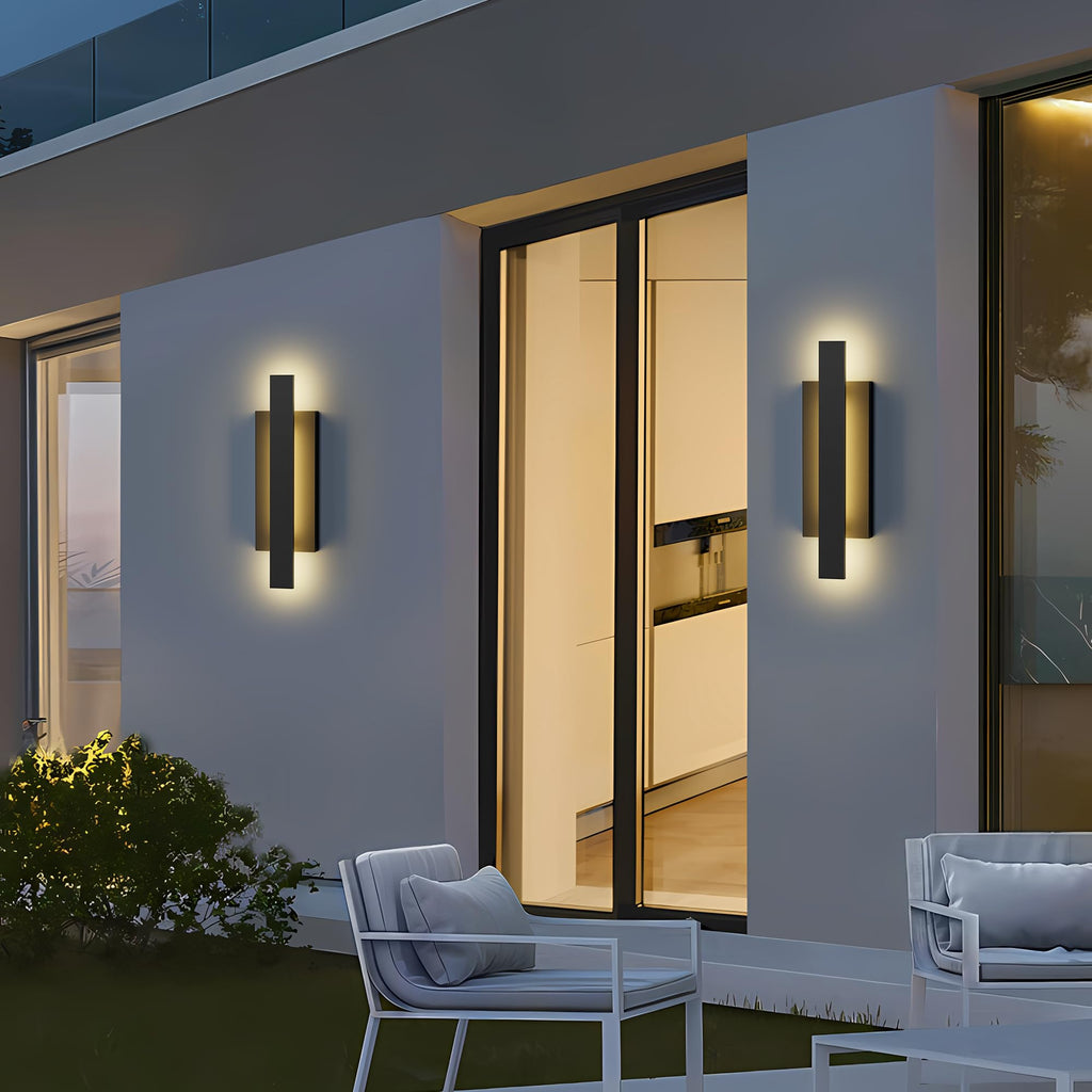 LamQee 23 Inch LED Outdoor Wall Light – 24W 1200LM 3000K, Aluminum Waterproof Modern Linear Sconce for Porch & Patio