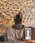 Photo clip string light, 17 ft, 50 LED with remote, 8 modes