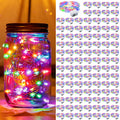 100-Pack Multicolor LED String Light Set, 7Ft Battery Twinkle Firefly