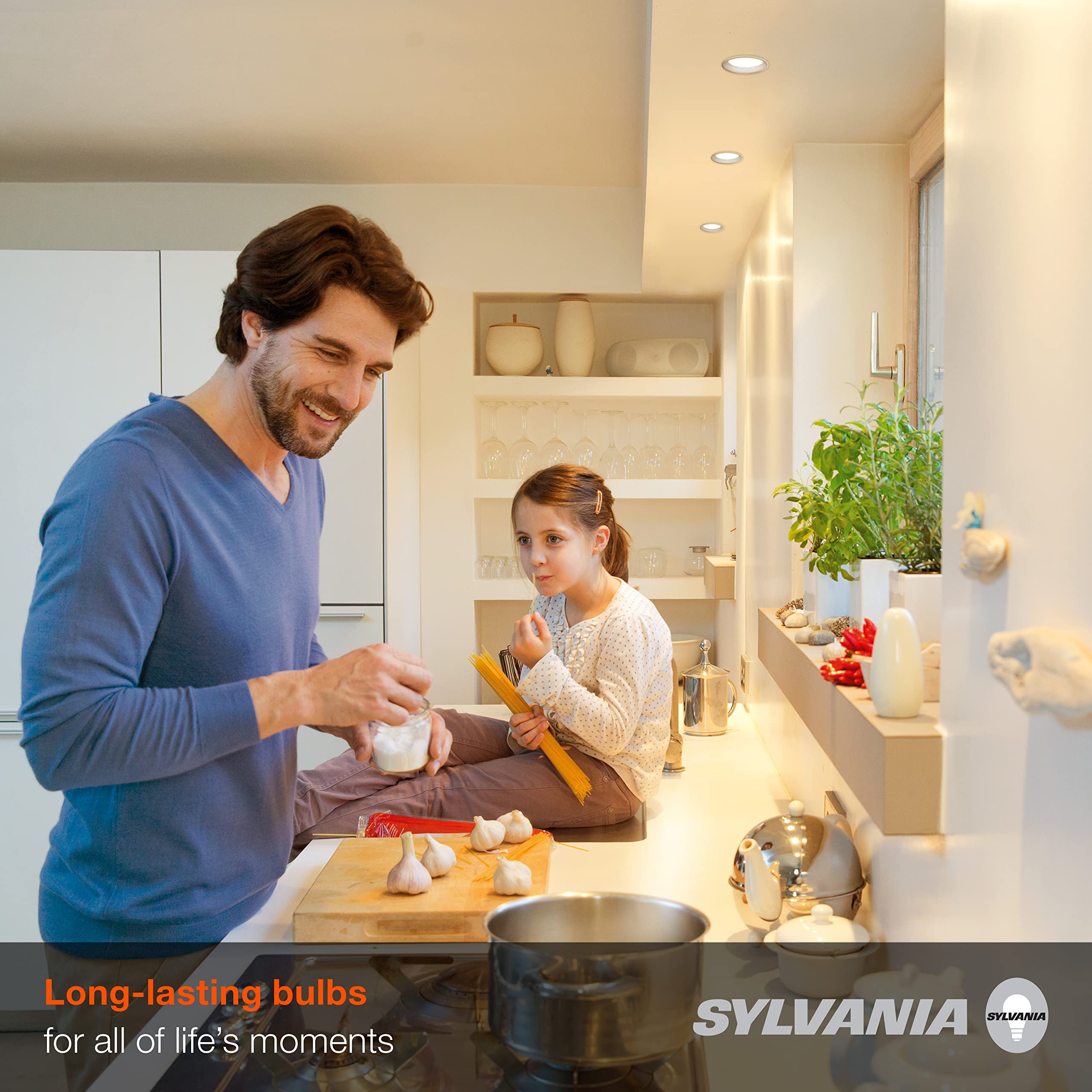 4-Pack Sylvania BR30 LED Flood Light Bulbs – 100W Equiv. 17W, 1450LM, 2700K Soft White, Dimmable for Recessed Lighting