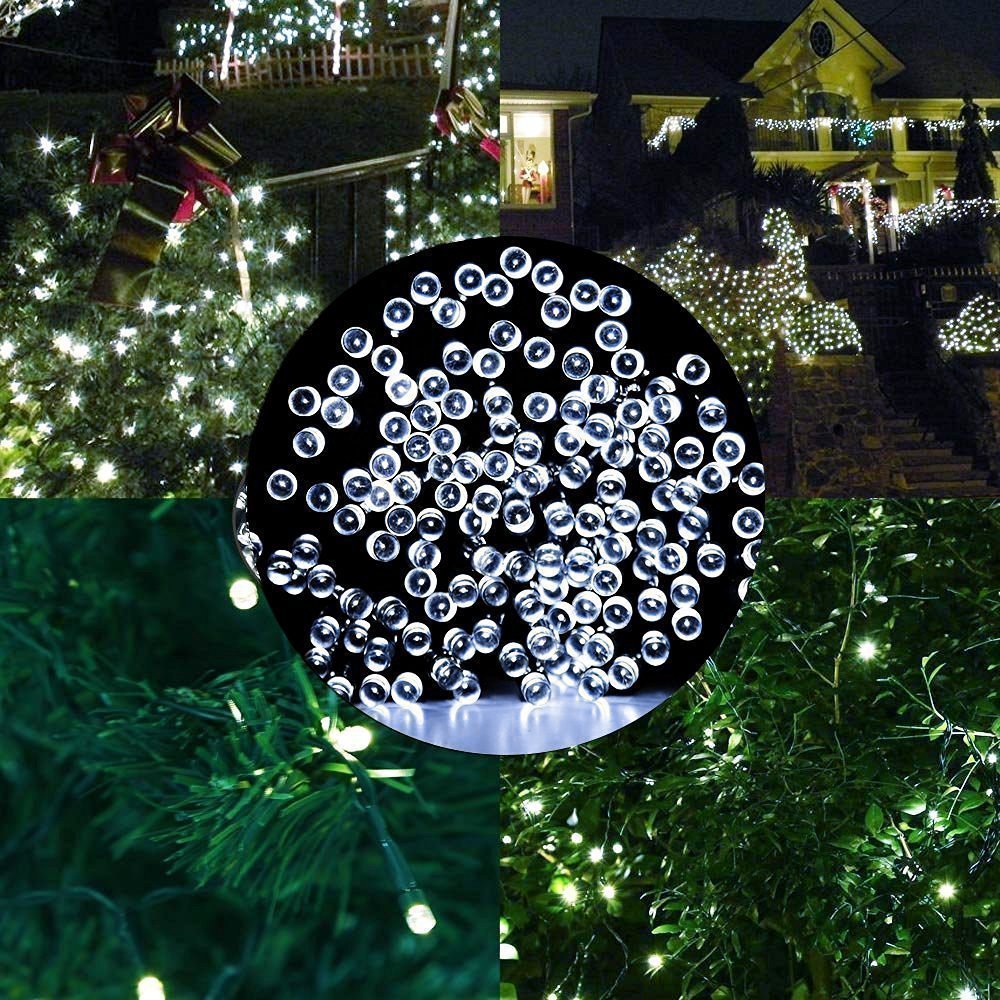 FULLBELL 100 LED Fairy String Lights 33FT – Memory Controller, Waterproof, Extendable for Christmas & Outdoor Patio (Warm White)