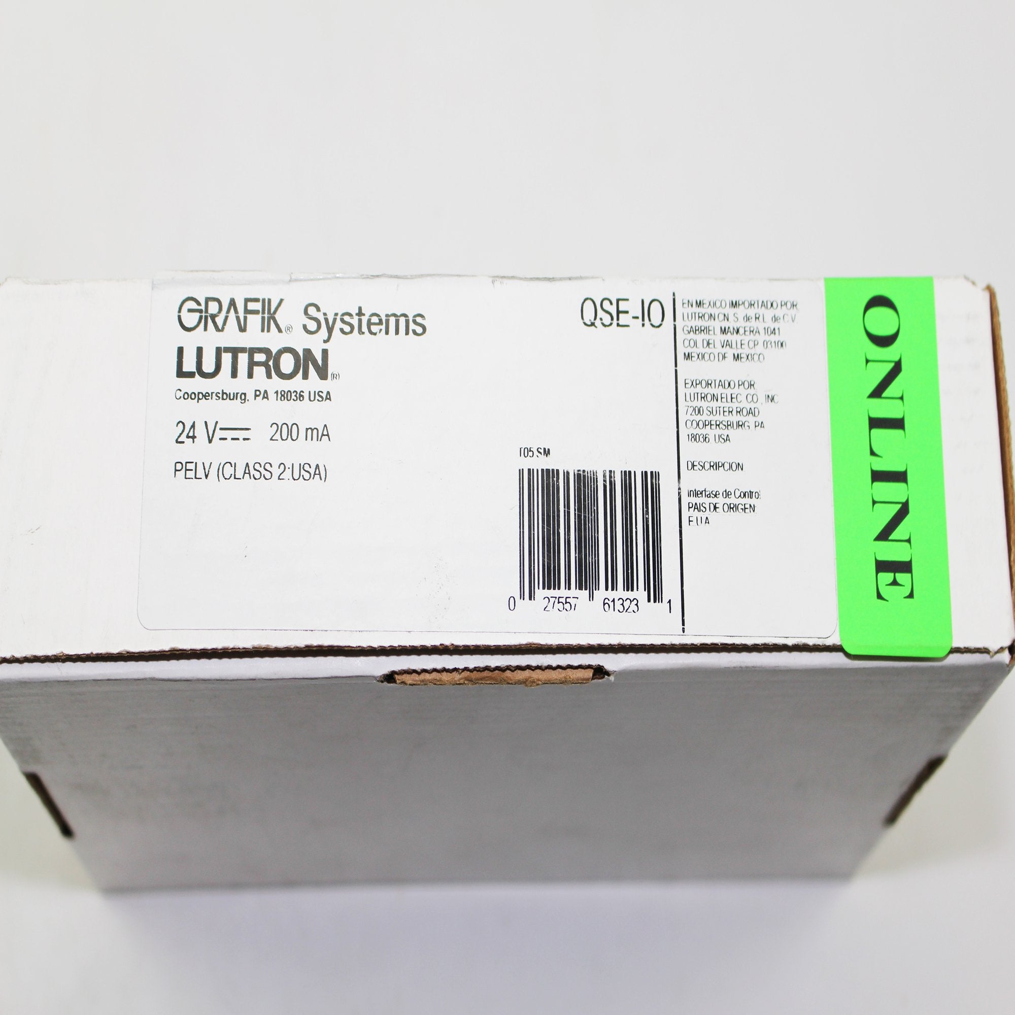 Lutron QSE-IO Grafik Eye Lighting Control Interface Module – Smart System, Multi-Zone Automation, LED Compatible for Home & Commercial