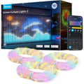 Smart RGBIC curtain string light, 1560 LEDs, IP65 waterproof