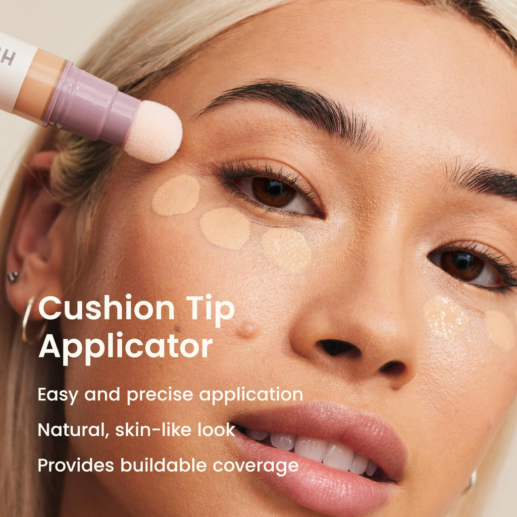 JOAH Under Eye Concealer & Peptide Serum Stick – Korean Hydrating Medium Coverage for Dark Circles & Puffiness