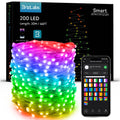 Smart Wi-Fi string light, 66 ft, 200 LED, app-controlled