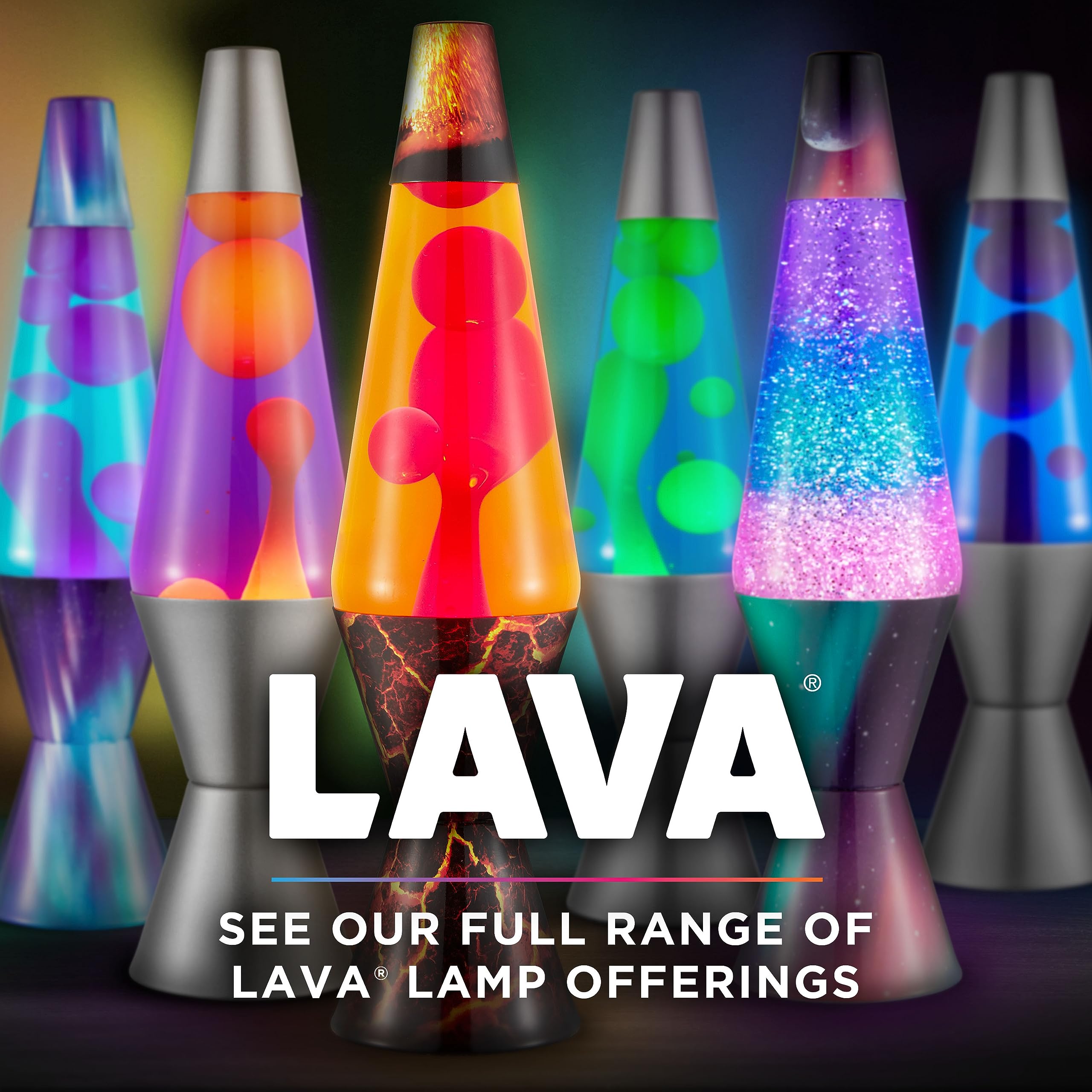 14.5" Lava Motion Lamp Aurora Borealis – Purple Wax, Blue Liquid, 25W Classic Retro Design for Bedroom & Living Room