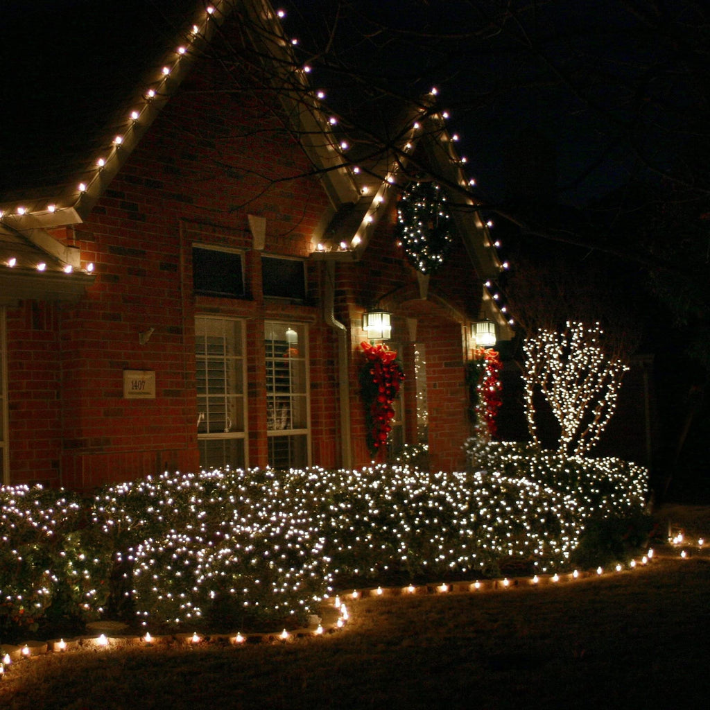 2-Pack Battery Operated Christmas Lights – 100 LED 32FT Waterproof String Lights, 8 Modes, Warm White for Indoor & Outdoor Tree Decor