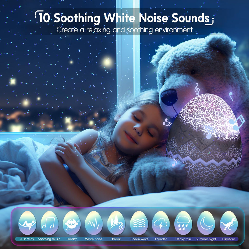 Galaxy aurora star projector night light for bedroom ambiance