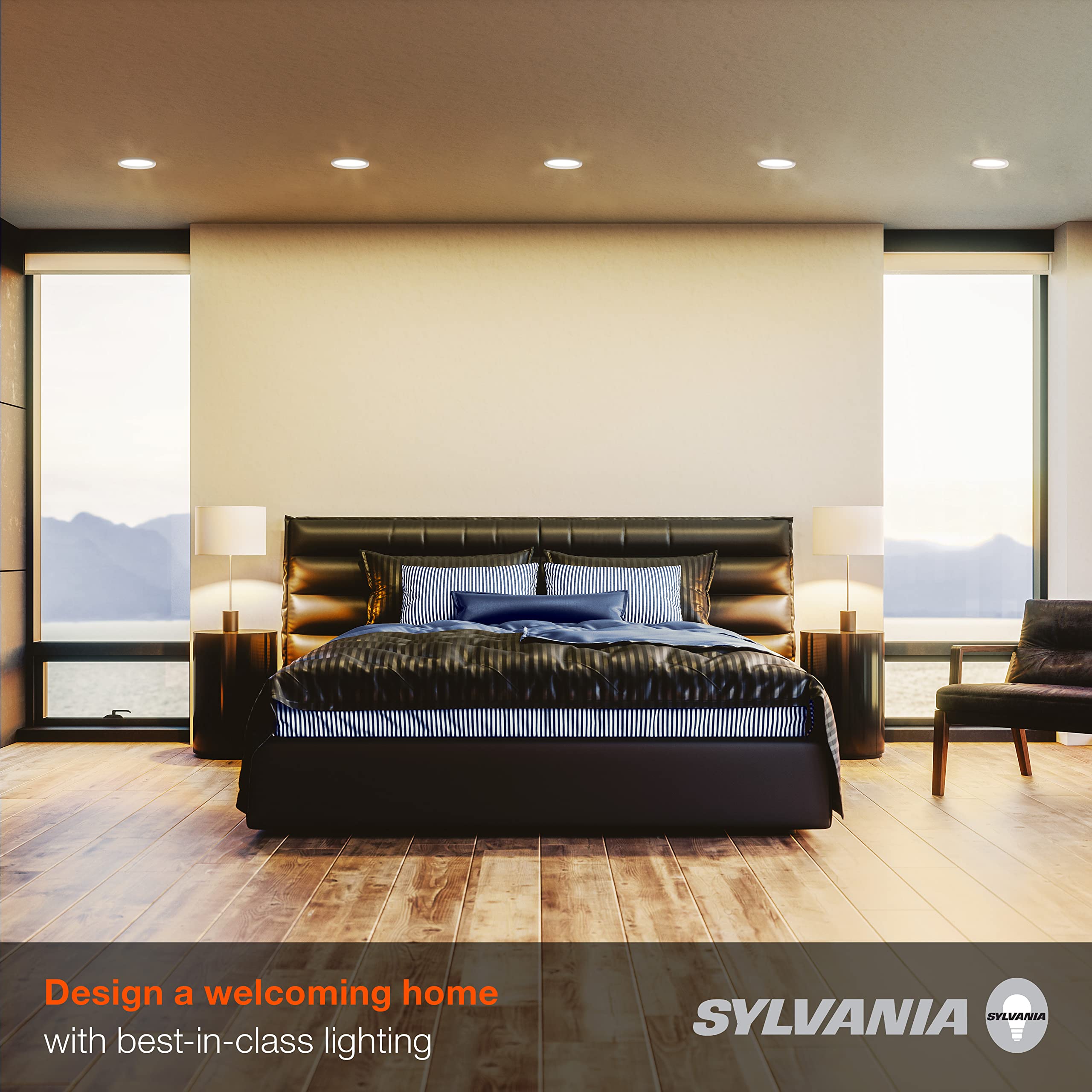 4-Pack Sylvania BR30 LED Flood Light Bulbs – 100W Equiv. 17W, 1450LM, 2700K Soft White, Dimmable for Recessed Lighting