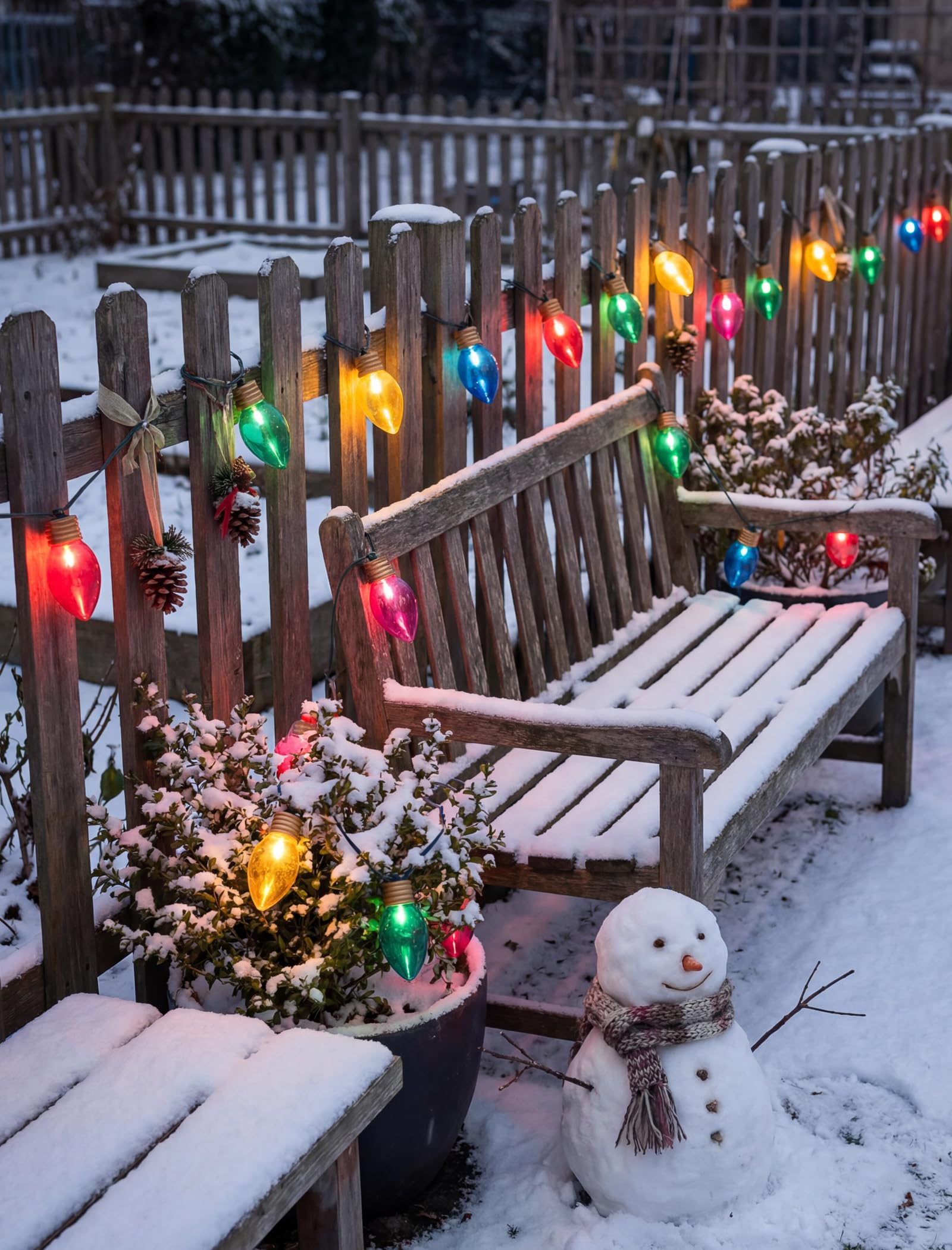 16FT C7 LED Christmas String Lights Multicolor – 10 Jumbo Bulbs, Connectable, IP44 Waterproof for Outdoor Patio & Holiday Decor