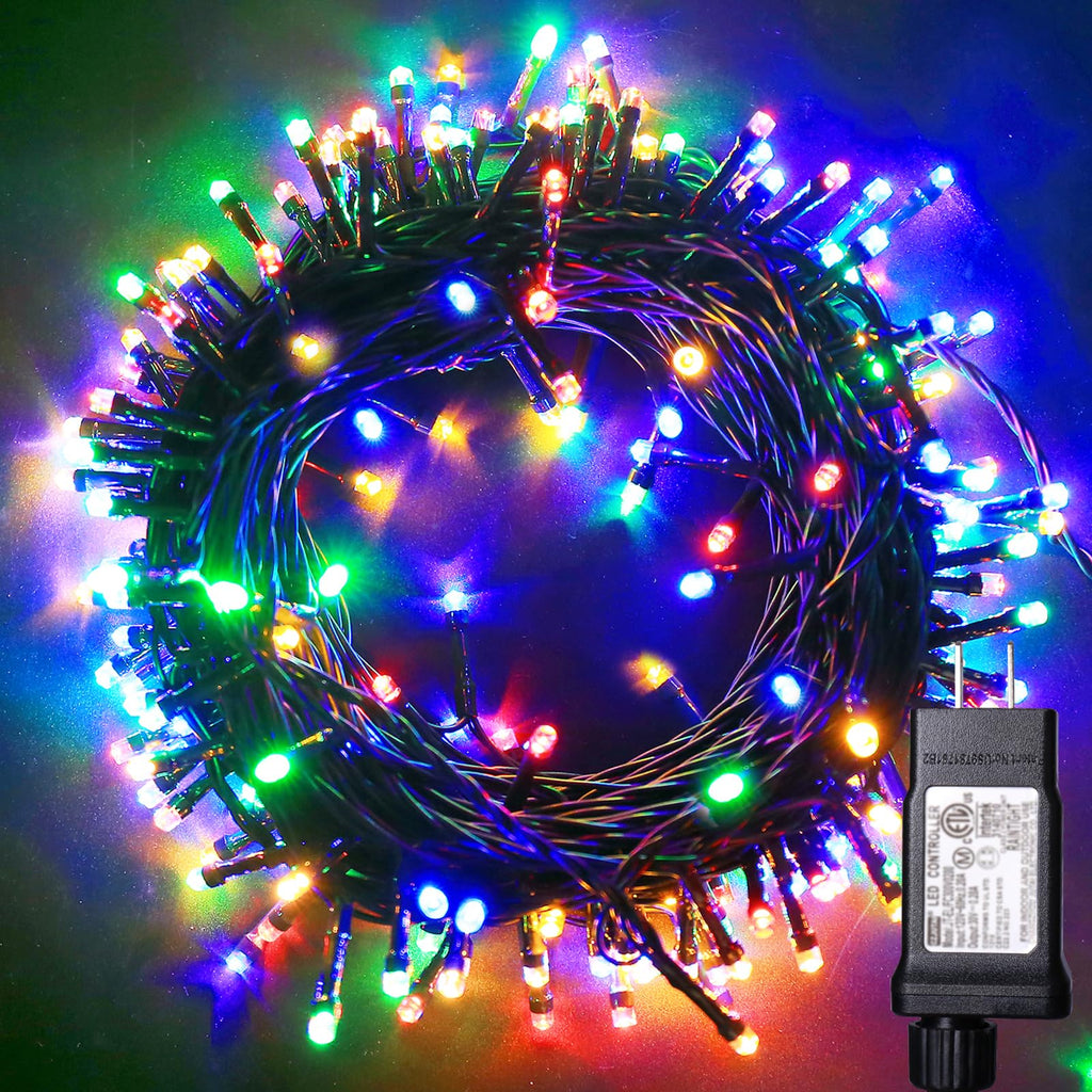 Multicolor waterproof string light, 33 ft, 100 LED, 8 modes