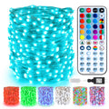 Red, white and blue string light, 66 ft, 200 LED, music sync
