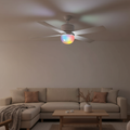 A15 Smart LED Bulb 5W (40W Equiv.) – Color Changing, Dimmable, WiFi Alexa & Google Compatible for Ceiling Fans